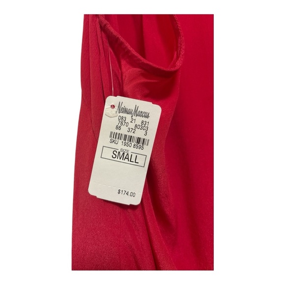 Hannah Jo Silk Blouse with beaded collar NWT NEIMAN MARCUS 90’s Vintage SMALL - Picture 4 of 5